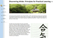 Desktop Screenshot of discovering-aikido.com